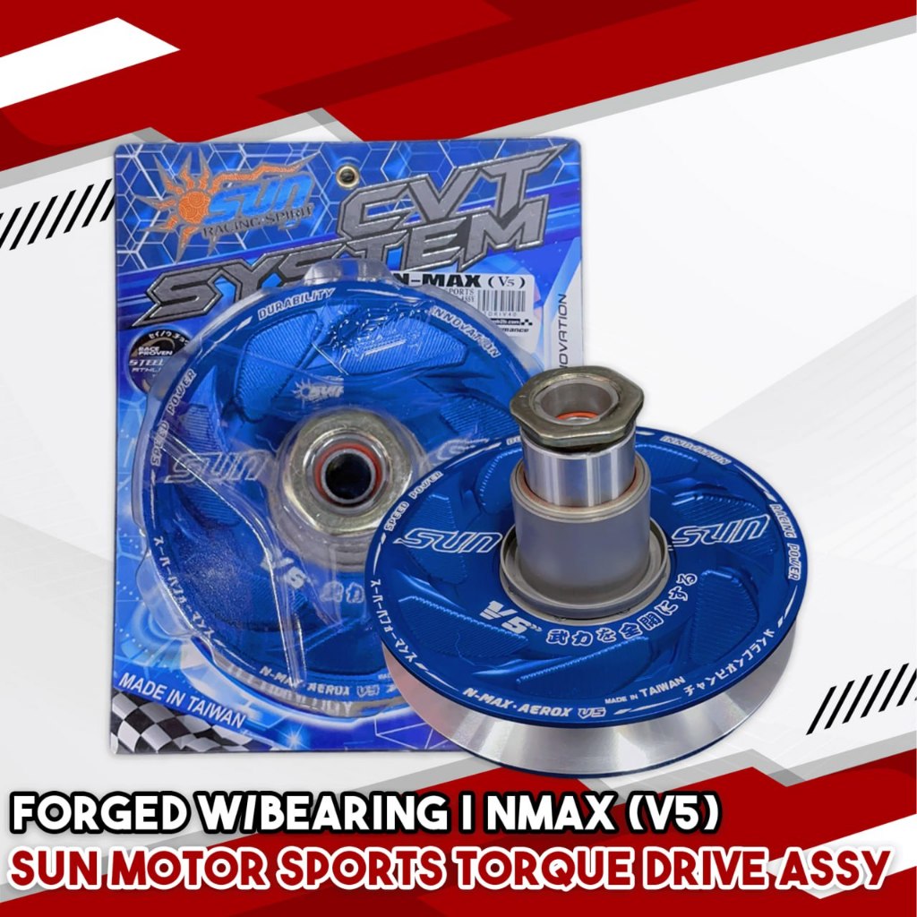 SUN MOTOR SPORTS TORQUE DRIVE ASSY W/ BEARING FORGED FOR NMAX (V5 ...