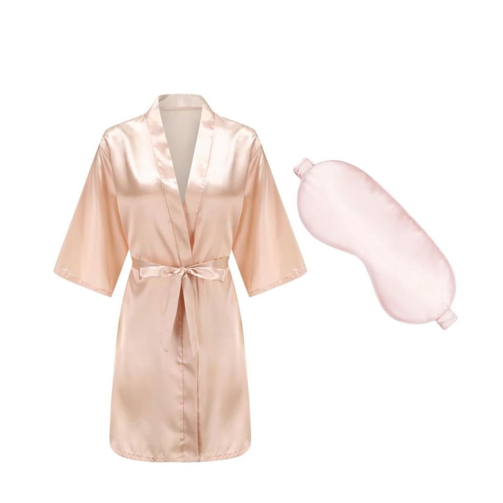 [NOT FOR SALE] Silk Robe + Eye Mask | Shopee Philippines