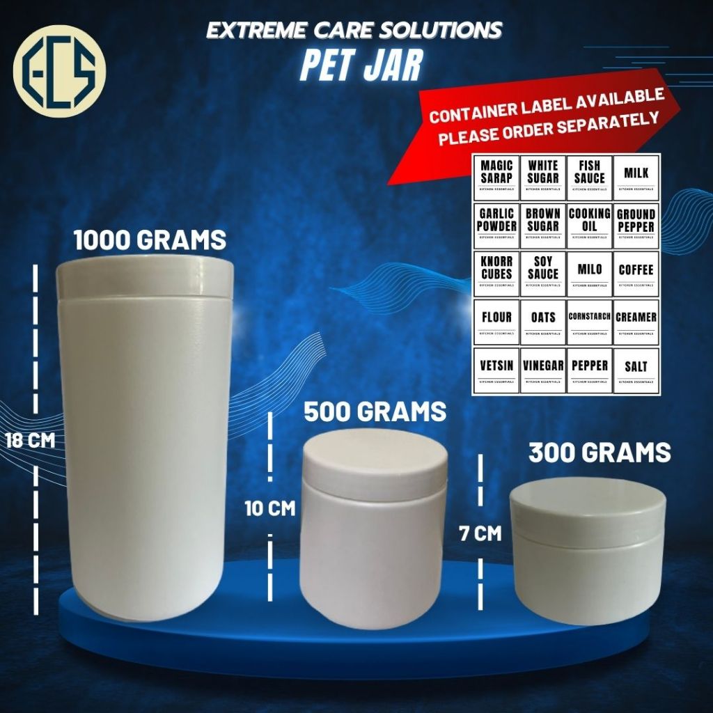 1000 Grams Jar, 500 Grams Jar, 300 G Jar | Cream Jar | Canister | HDPE ...