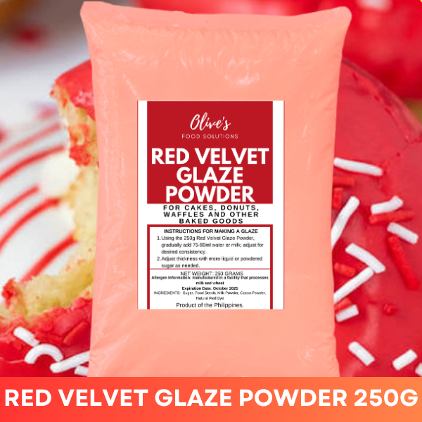 Red Velvet Glaze Powder 250 Grams (Just Add Water!) | Shopee Philippines