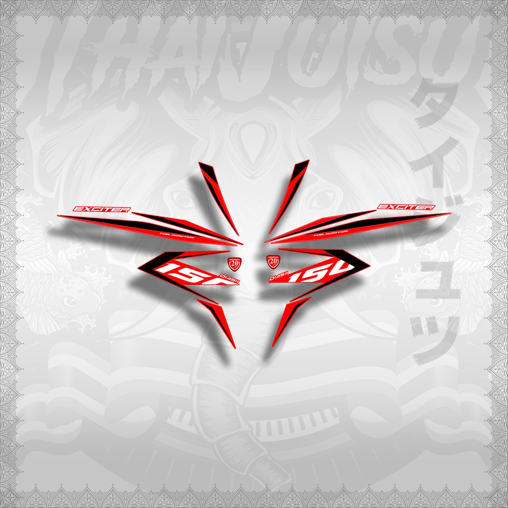 STICKER DECALS for SNIPER 150 DECALS (S15020YEAN)By THAIJUTSU (SOFIE ...
