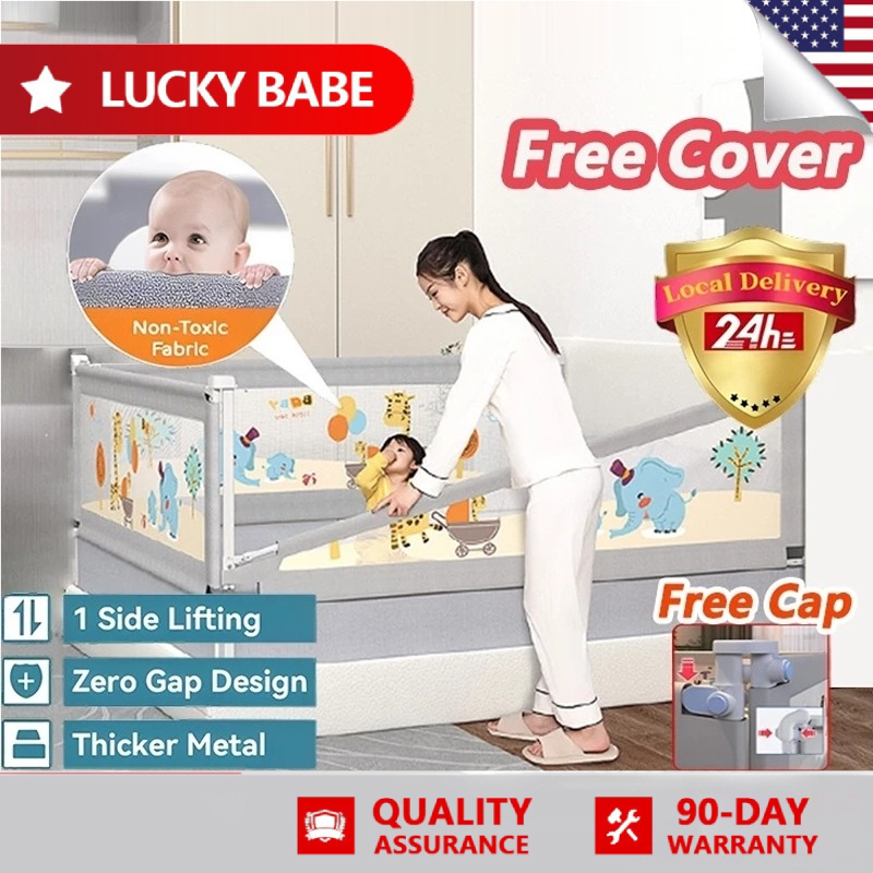2m Bed fence guardrail baby anti-fall guardrail baby children big bed ...
