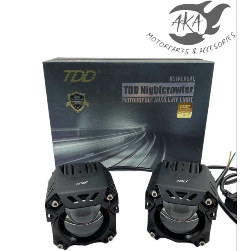 TDD 4730-11 HEADLIGHT NIGHTCRAWLER MOTORCYCLE AUXILIARY LIGHT 50W ...