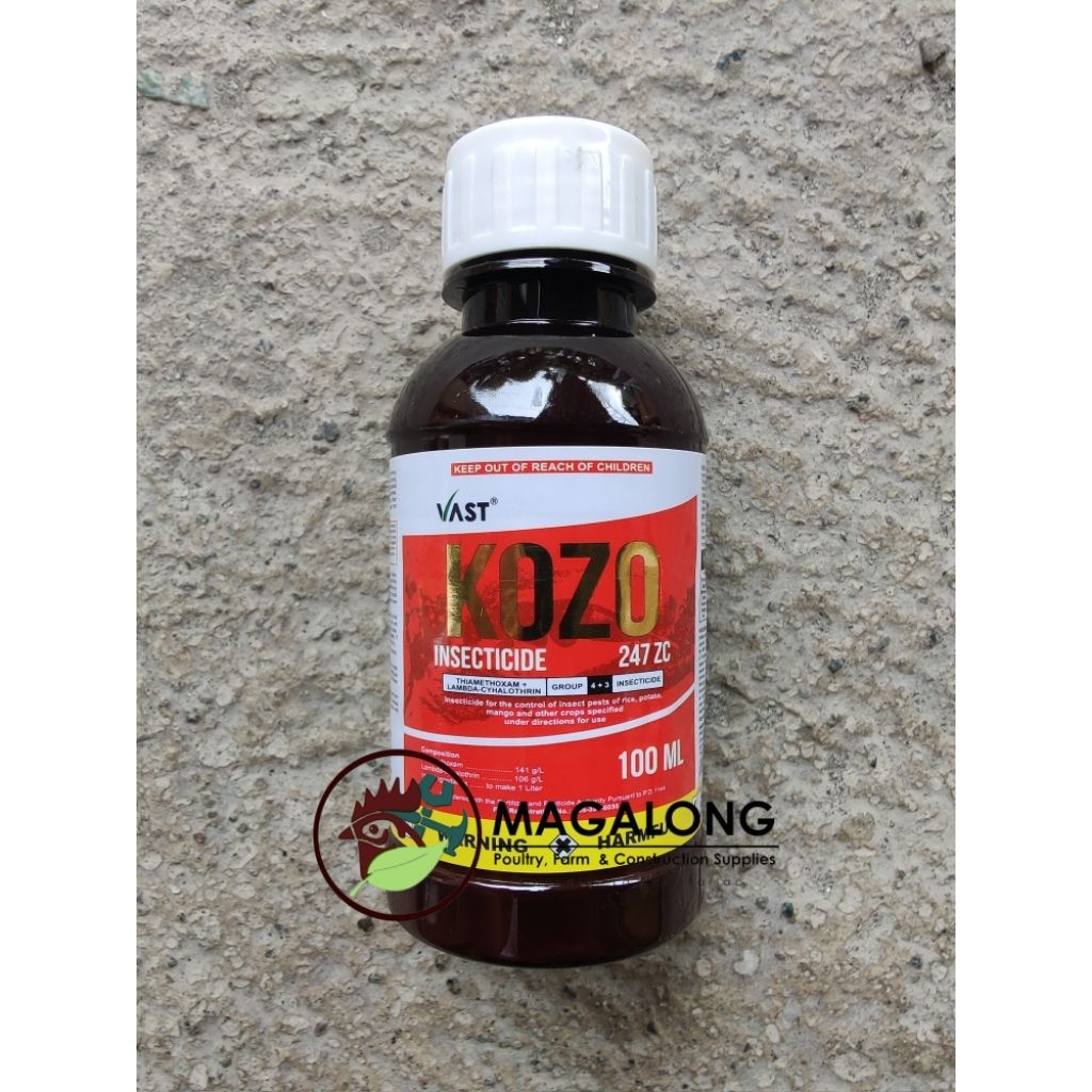 KOZO INSECTICIDE 247 ZC - LAMBDA-CYHALOTHRIN THIAMETHOXAM Like Alika ...