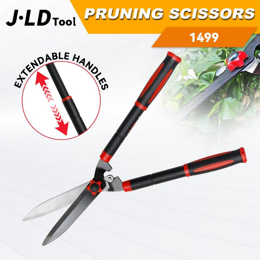 J.LD TOOL Pruning Scissors Telescopic Lawn Shears Heavy Duty Garden ...