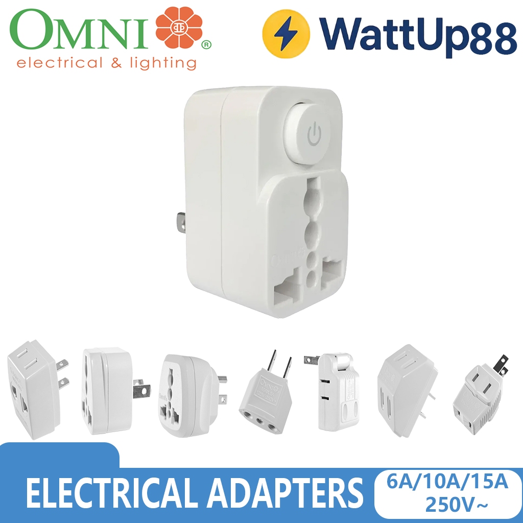 Omni Adapter and Plug - Universal Socket Octopus Regular Ground Swing ...