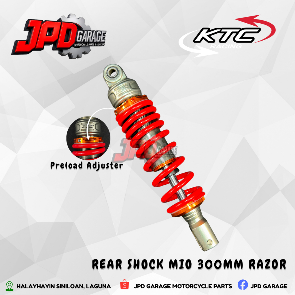 KTC Rear Shock Mio/Click RAZOR | Shopee Philippines