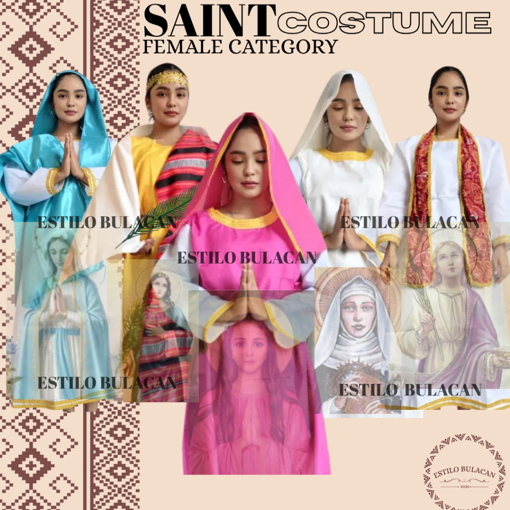 AMARA Estilo Bulacan 2025 Saint Costumes Female Category | Shopee ...
