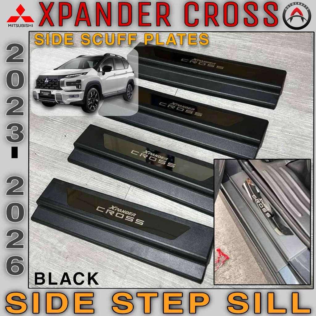 Mitsubishi Xpander Cross 2023-2026 Side Step Sill Plate | Shopee ...