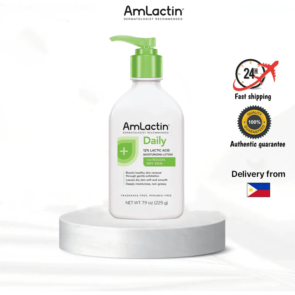 Amlactin Daily 12 Lactic Acid Moisturizing Lotion 225g Shopee 