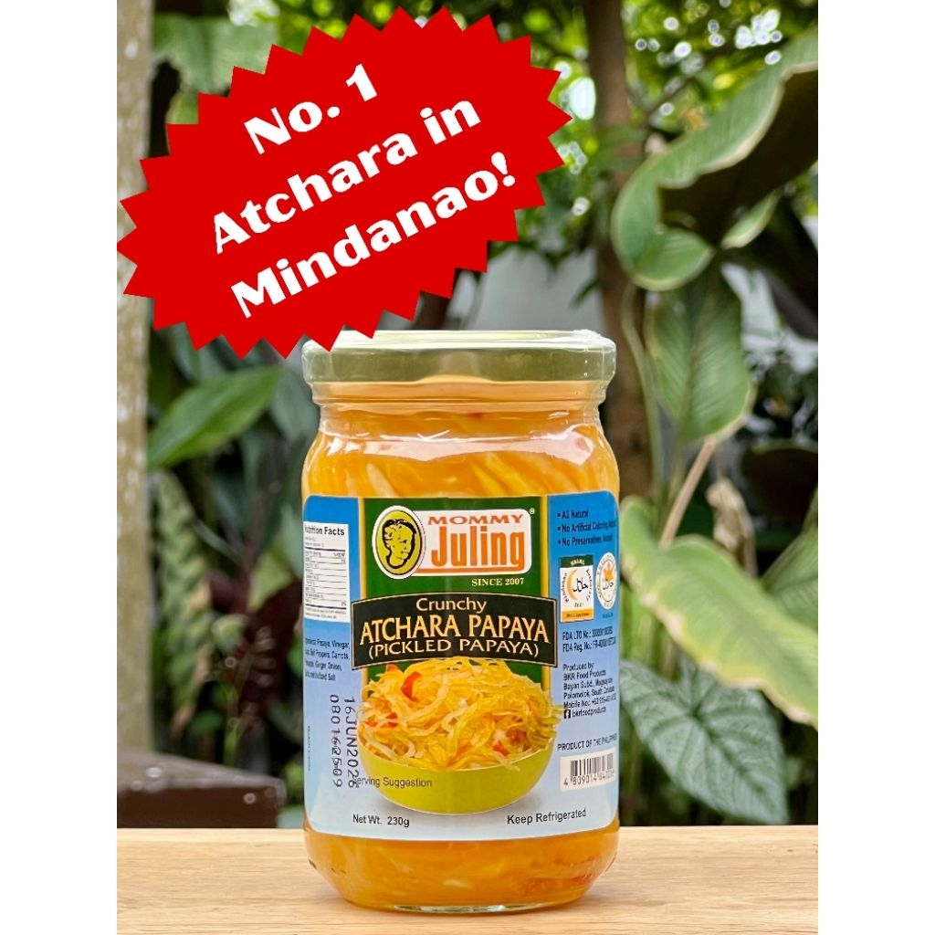 Mommy Juling Crunchy Atchara Papaya 230g by BKR Food Products | Shopee ...