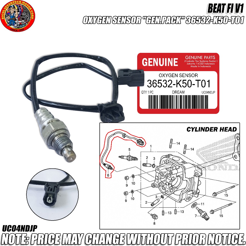 BEAT FI V1 OXYGEN SENSOR 