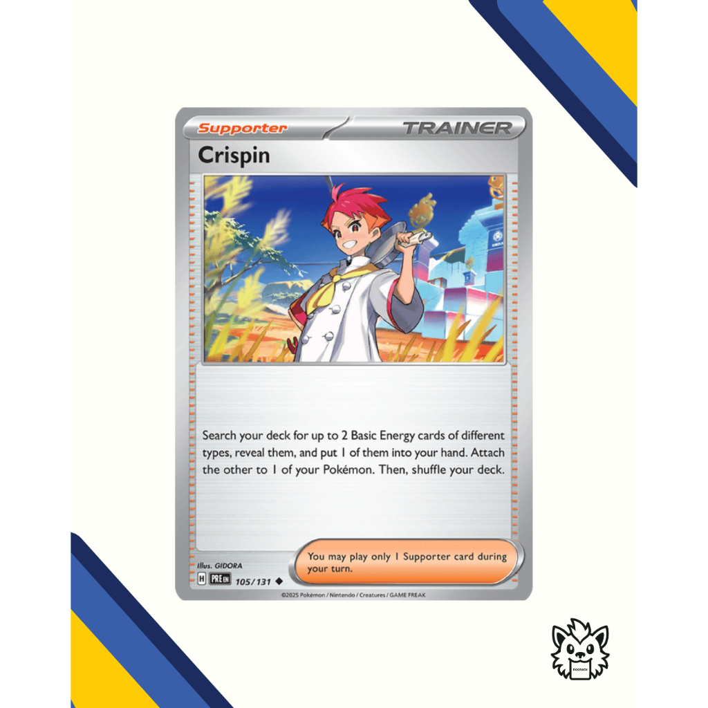 crispin pokemon card SV07: Stellar Crown #133/142 Crispin – ChronicCards main image 1