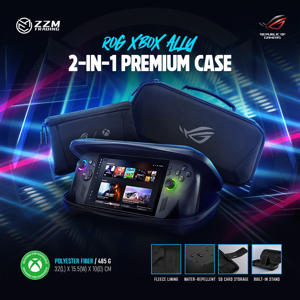 ASUS ROG XBOX ALLY 2-in-1 Carry Case | Hard Shell Water-Repellent ...
