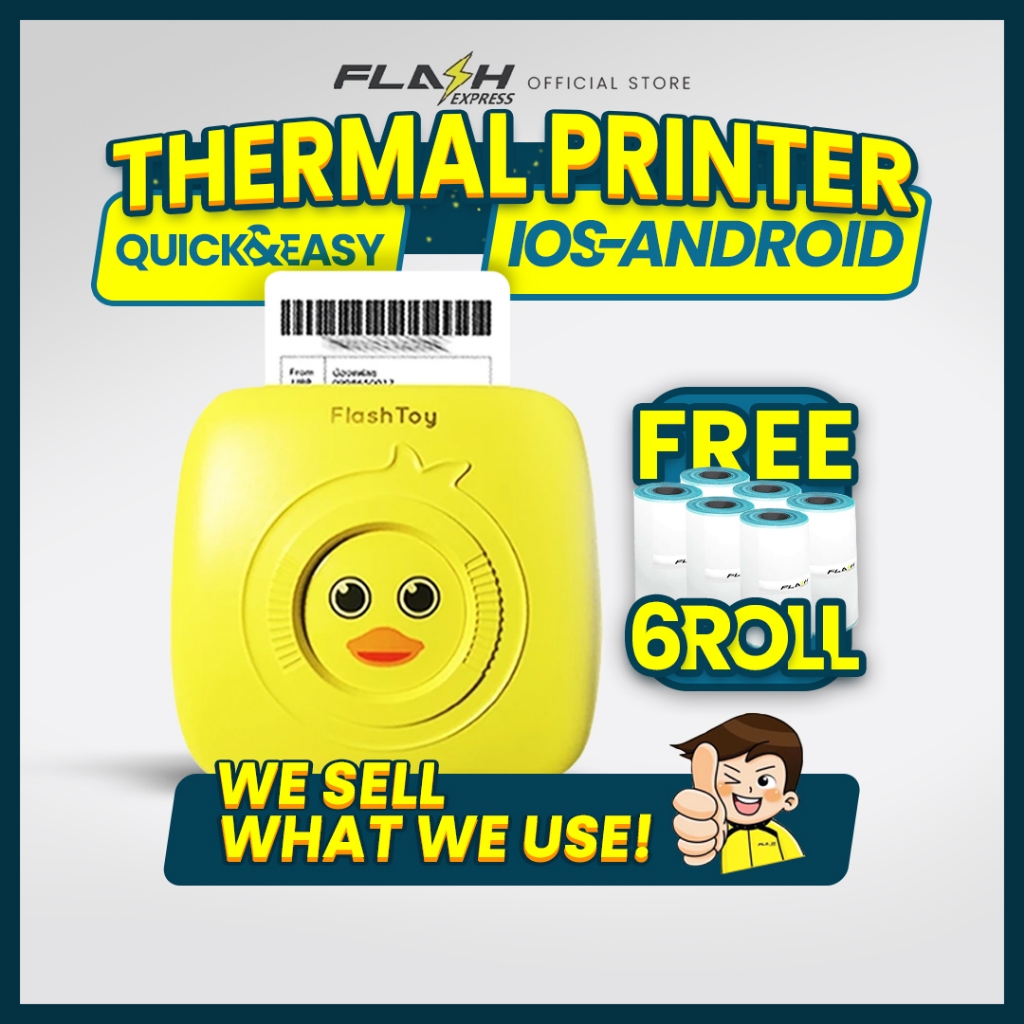 Flash Express Thermal Printer Cute Printers for DIY Printing | Shopee ...