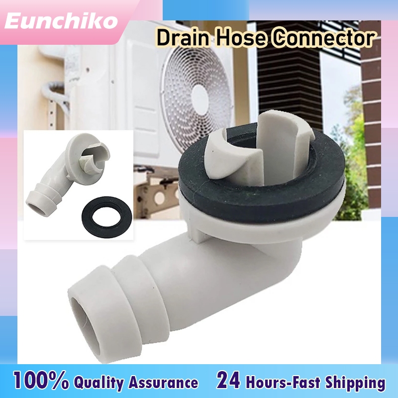 15mm Air Conditioner AC Drain Hose Connector Elbow Fitting with Rubber ...