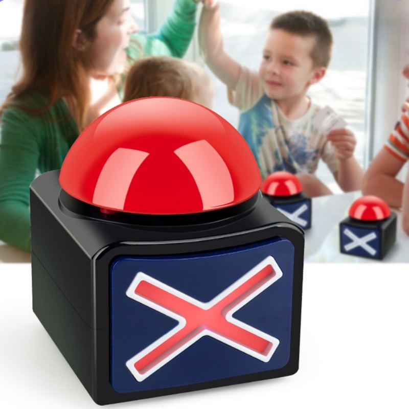 Push-button Answering Machine Game Buzzer Alarm Sound Play Button Game ...