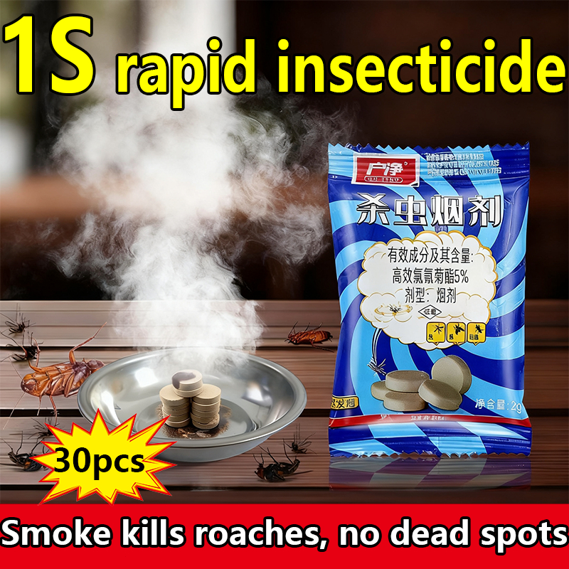 Cockroach Killer for Home 30Pcs Cockroach Killer Smoke Insecticide Herb ...