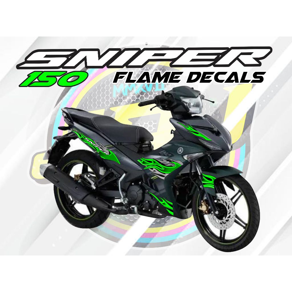 Sniper 150 Hardflame Decals - High Quality Sticker | Shopee Philippines