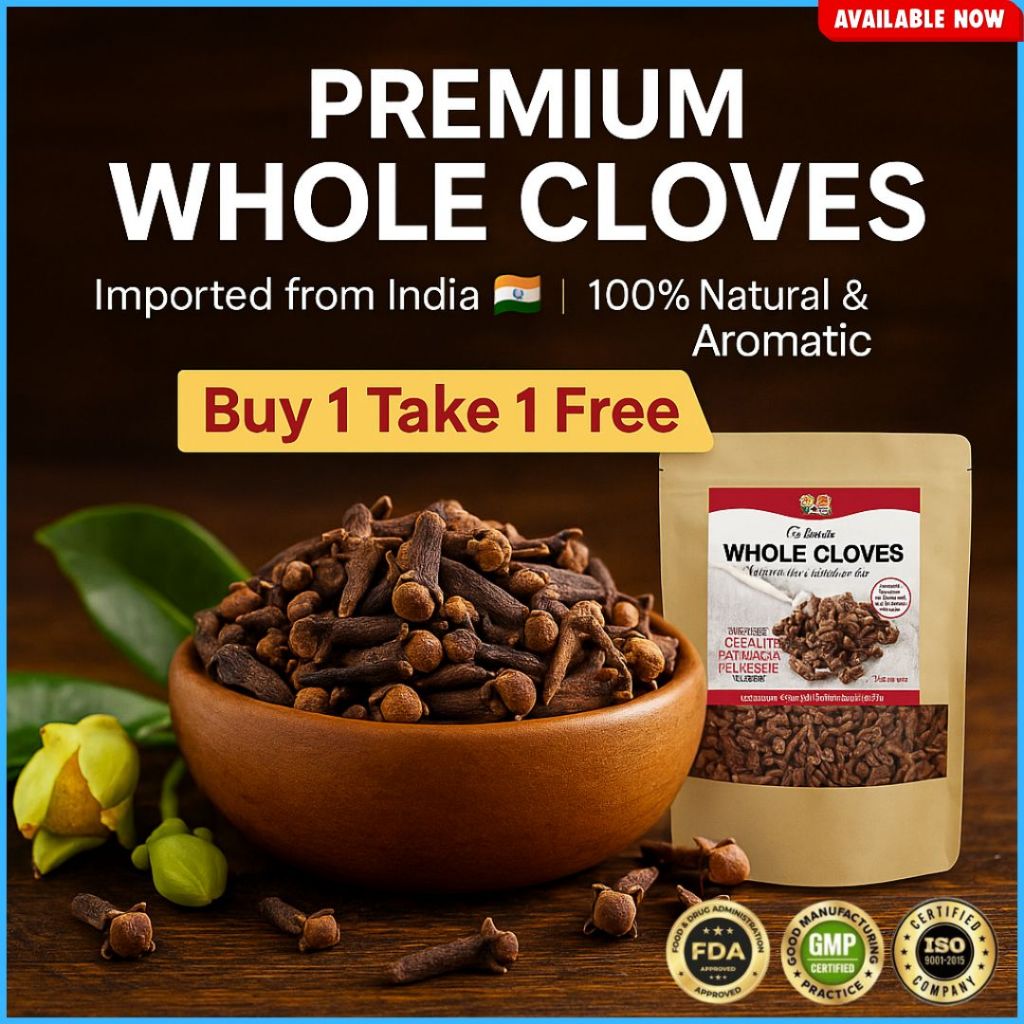 READY| Organic Premium Whole Cloves | Strong Aroma, Fresh Taste | Halal ...