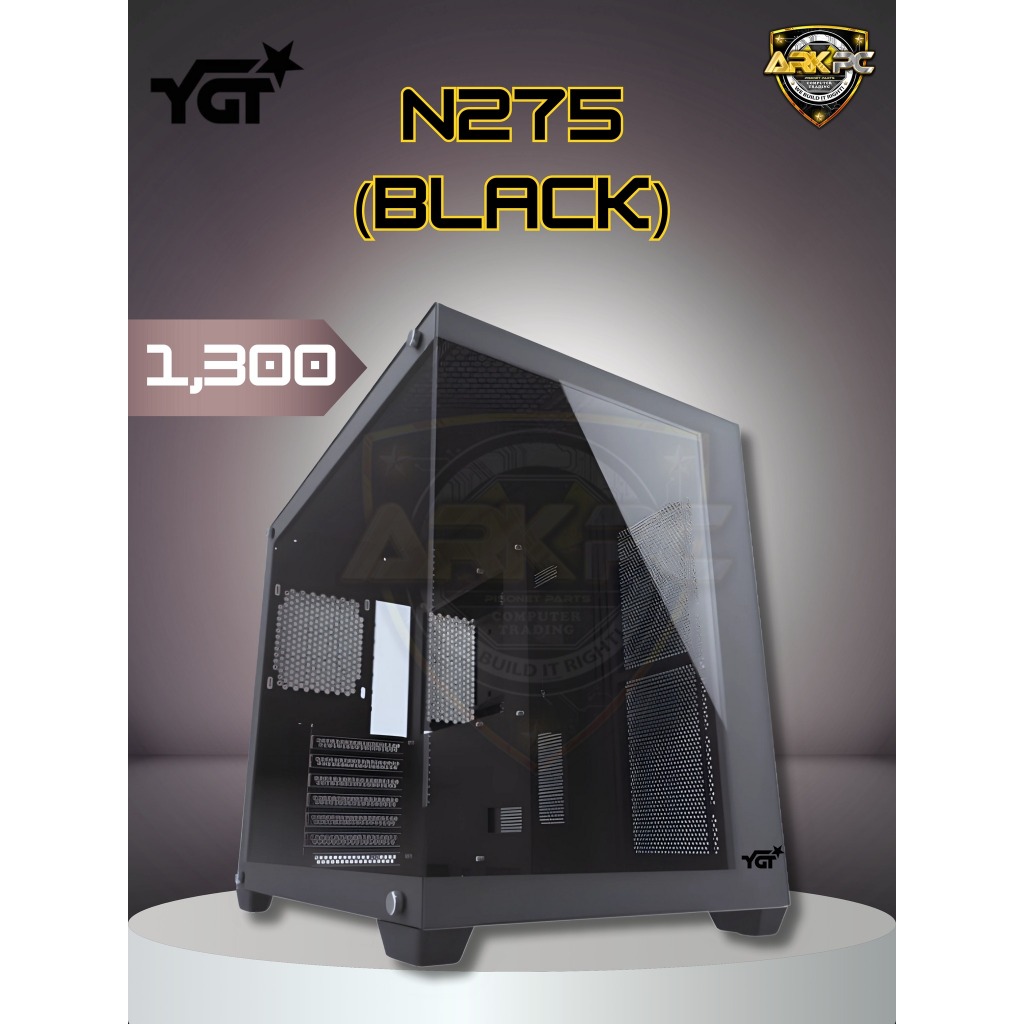 Ygt n275 gaming case black | Shopee Philippines