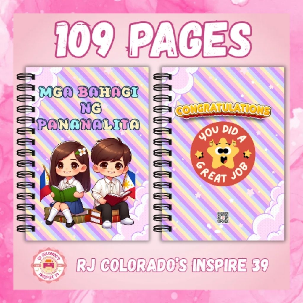 BAHAGI NG PANANALITA Booklet | Tagalog Vocabulary | 109 Pages ...