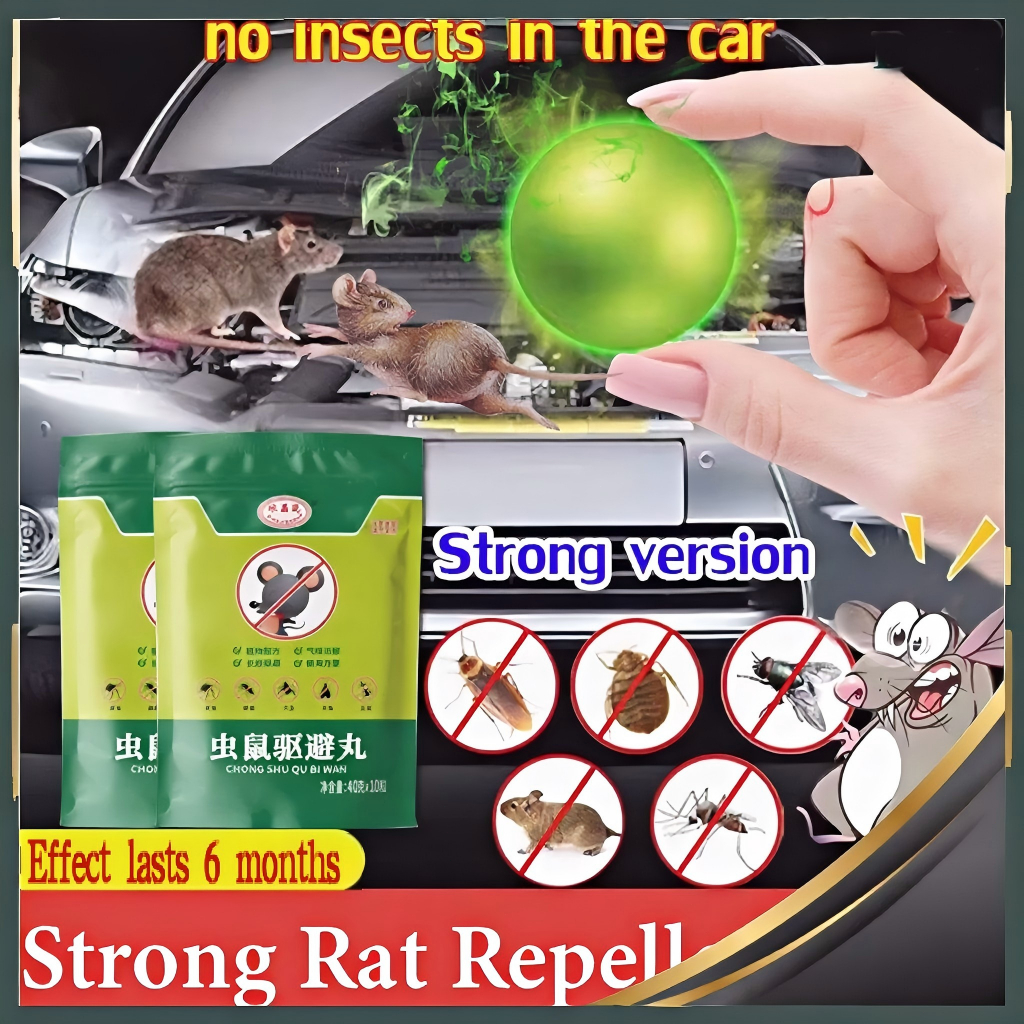 (6bag) No rats within 10 km rat killer rat repellant for home mothballs ...