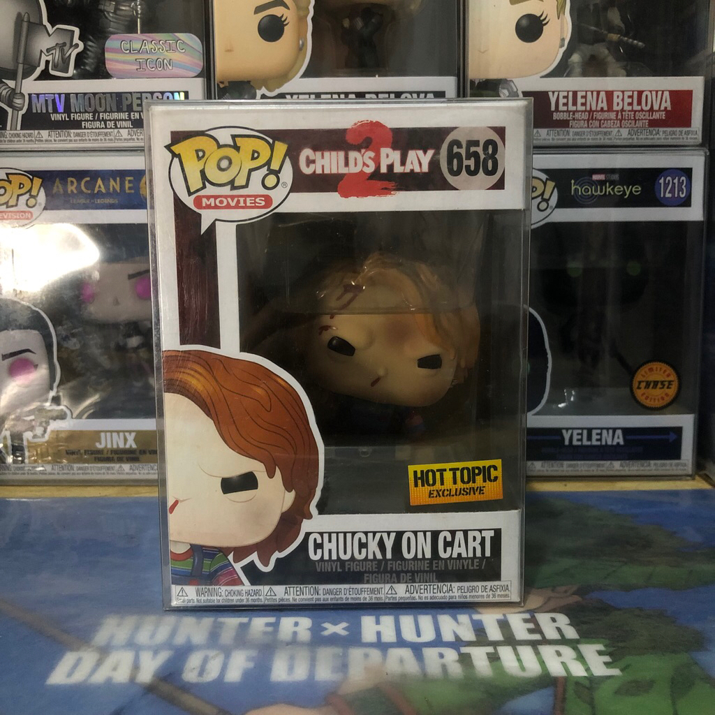 FUNKO POP: CHUCKY ON CART HOT TOPIC STICKER ( FREE PROTECTOR ) | Shopee ...