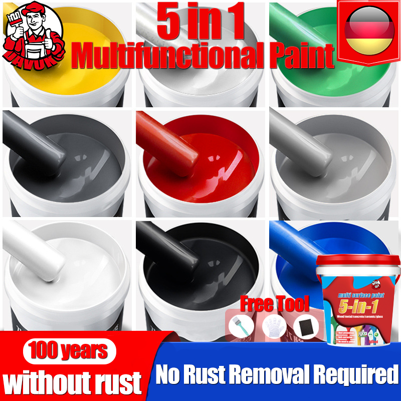 DAVOKO Multi functional Paint for Rusty Metal Wood Waterproof Sunscreen ...