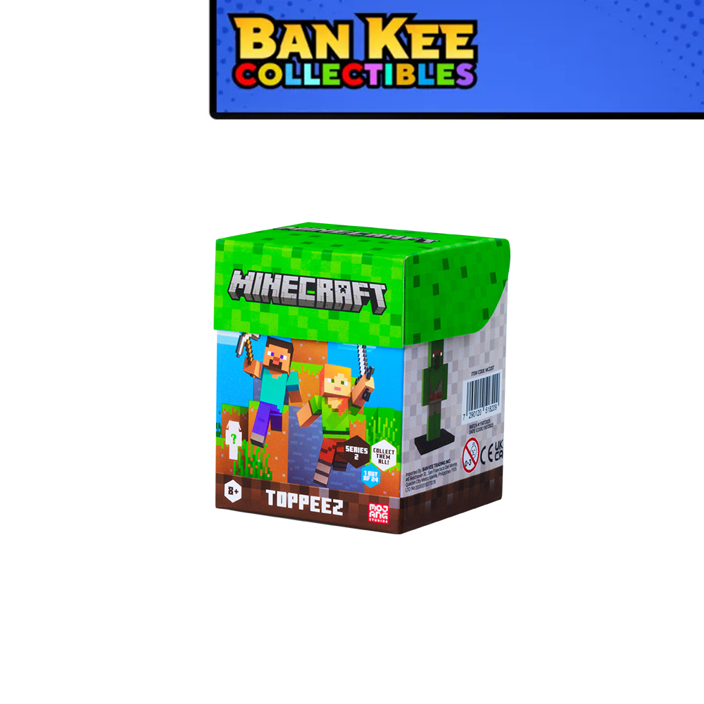 Minecraft (Pmi) Minecraft 3D Toppeez 1 Pc In Blind Box (S2) (Random ...
