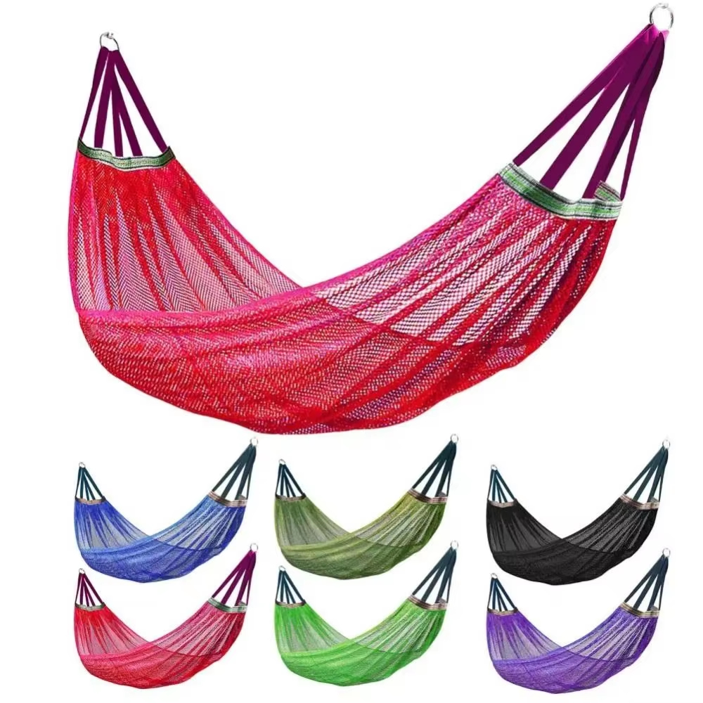 Hammock Duyan Travel With Storage Bag Duyan Ice Silk Hammock Camping ...