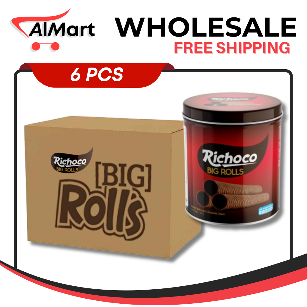 WHOLESALE! RICHOCO BIG ROLLS (300 GRAMS) (6 PIECES PER BOX) | Shopee ...