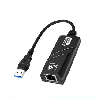 Adattatore USB 2.0 A LAN Ethernet 10/100 Mbps - Porta RJ45, Plug And Play, Bianco