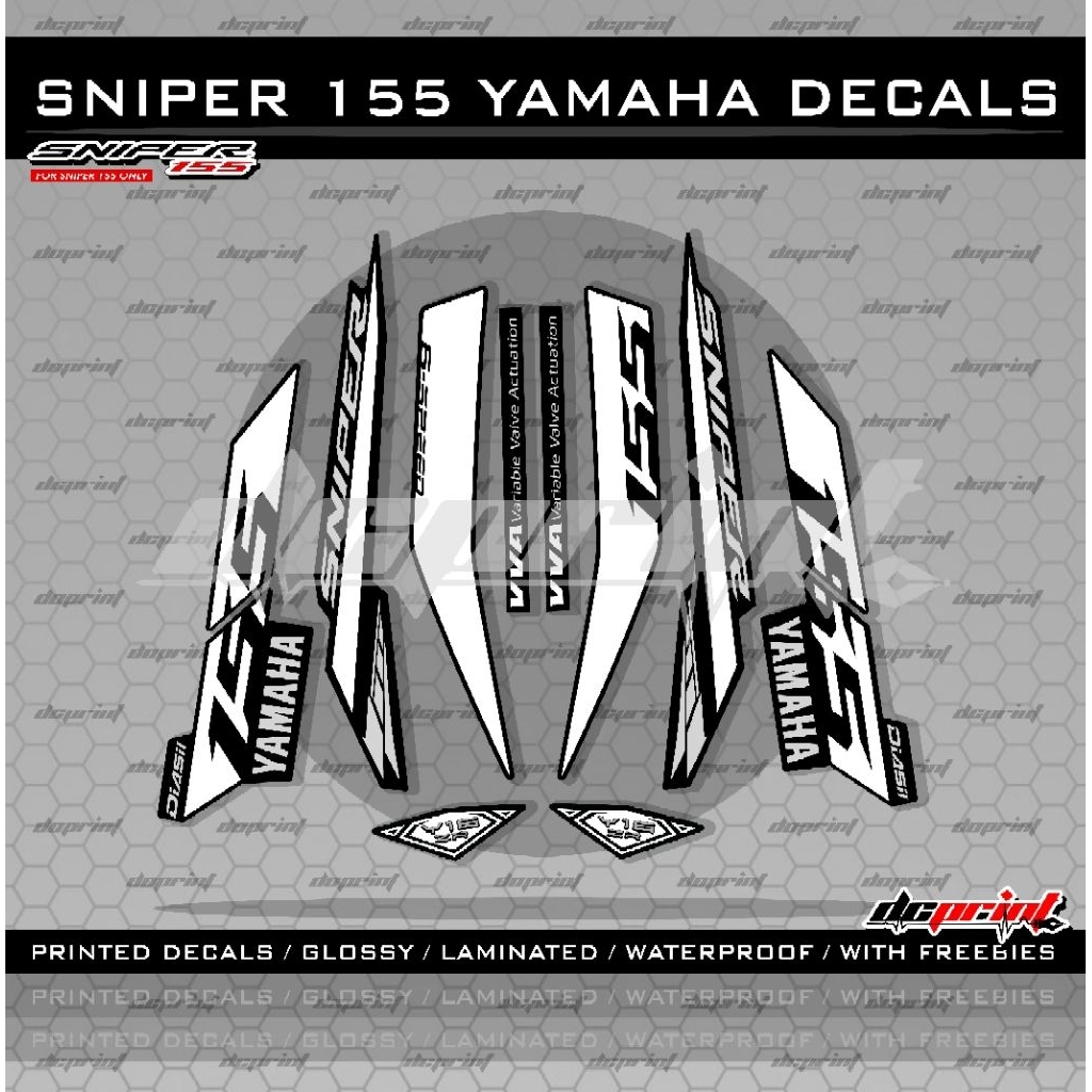 Shop yamaha sniper 155 decals for Sale on Shopee Philippines