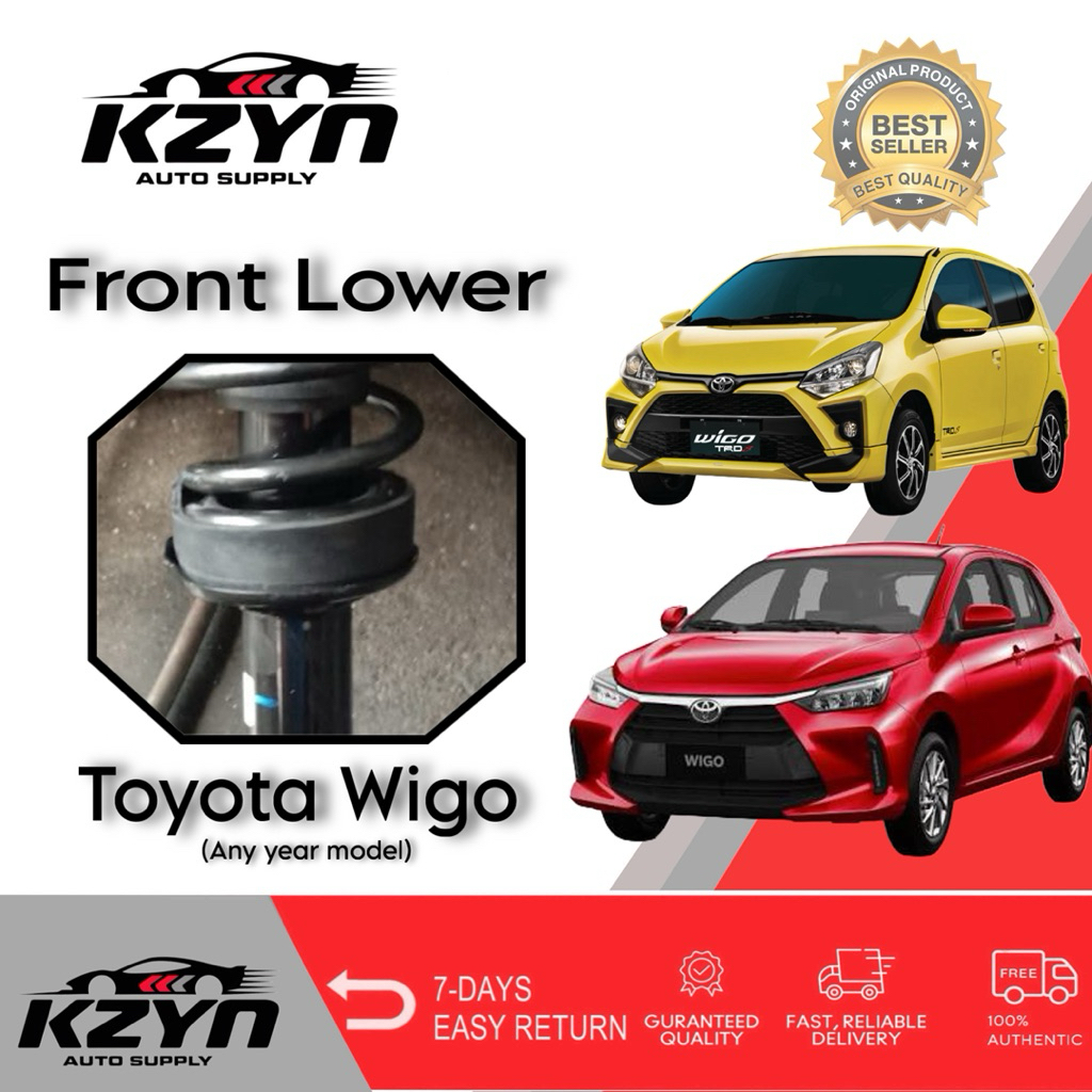 Toyota Wigo Rubber Lifter Front & Rear 1”-2” Lift |Heavy Duty ...