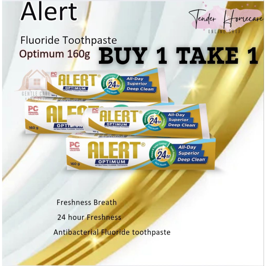 ALERT OPTIMUM FLUORIDE TOOTHPASTE BUY 1 TAKE 1 | Shopee Philippines