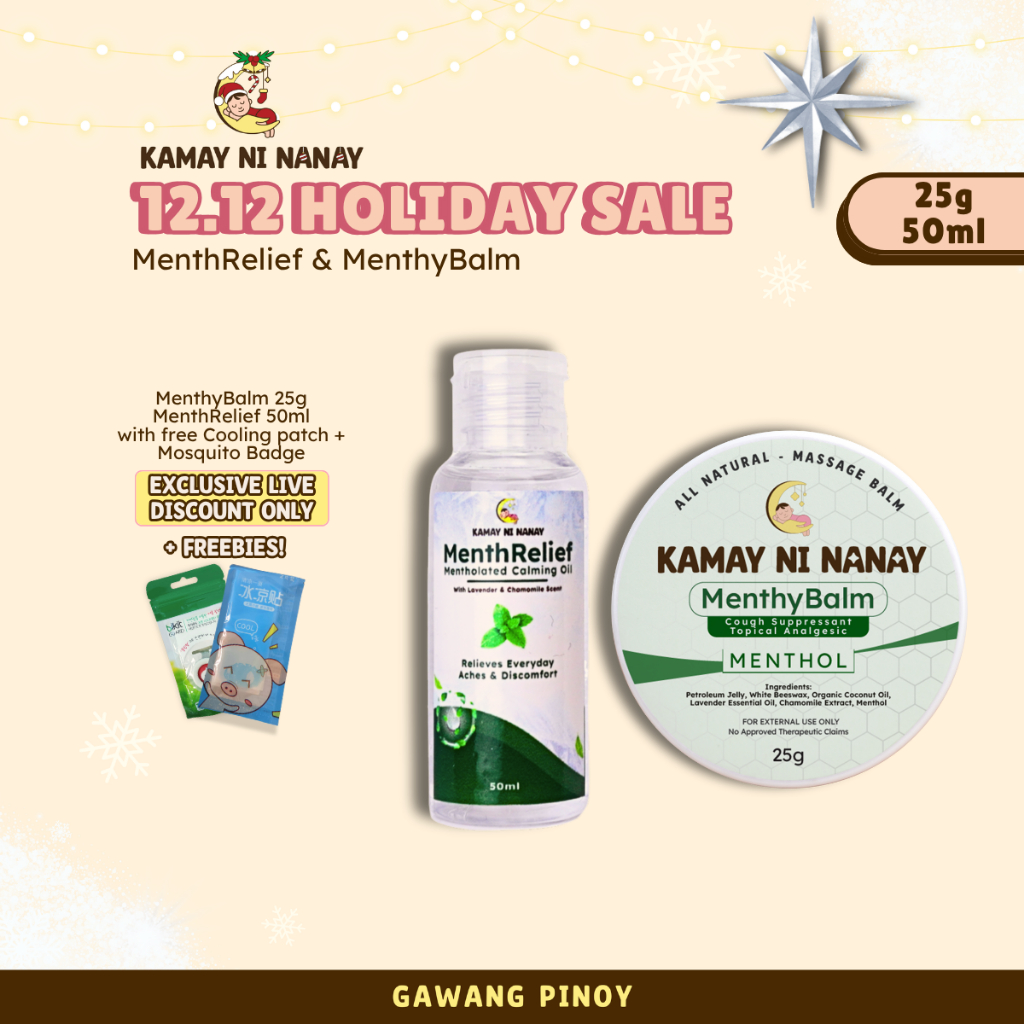 Exclusive Kamay ni Nanay Menthy Balm Menthol Rub & Menth Relief for ...