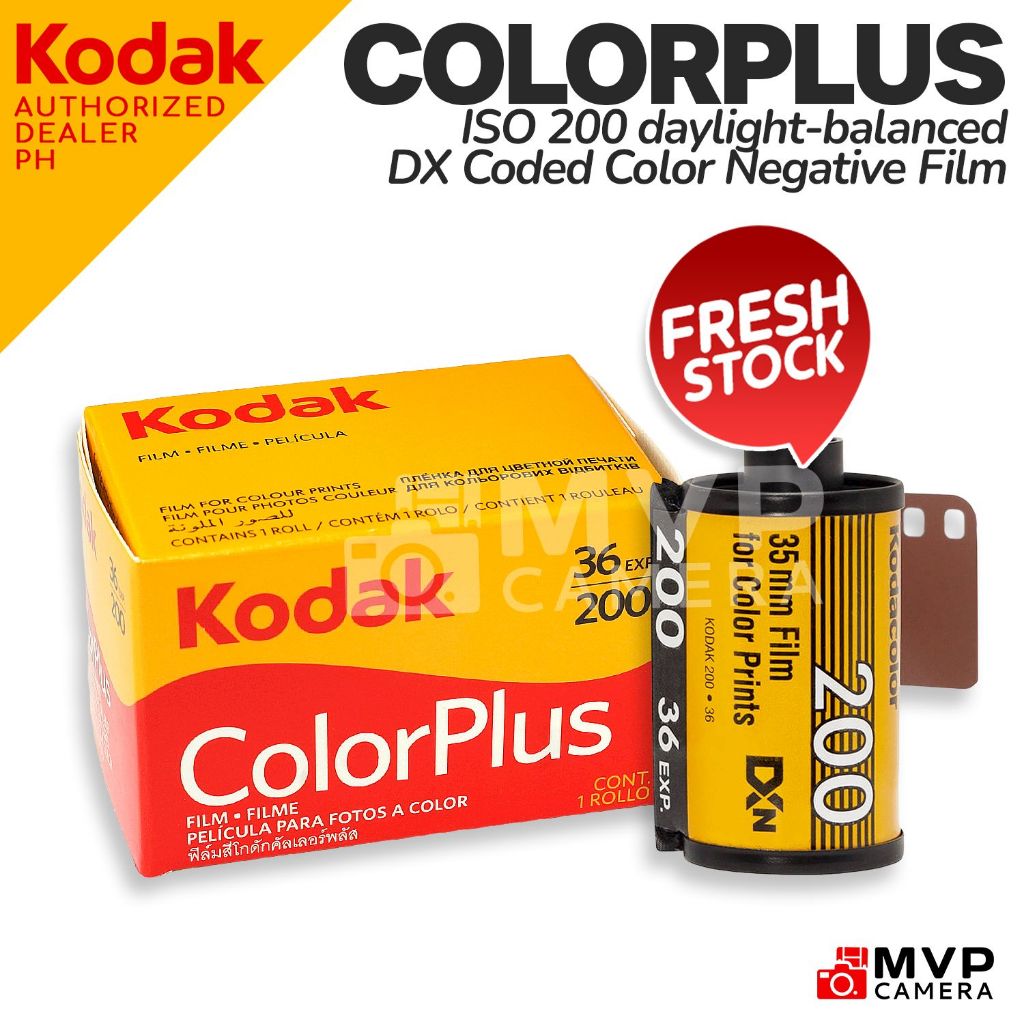 [FRESH STOCK] KODAK COLORPLUS 200 Color Plus 35mm 135 Colored Negative ...