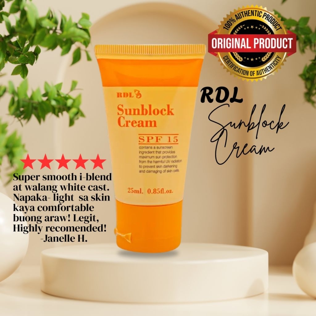 Shop rdl sunblock cream for Sale on Shopee Philippines