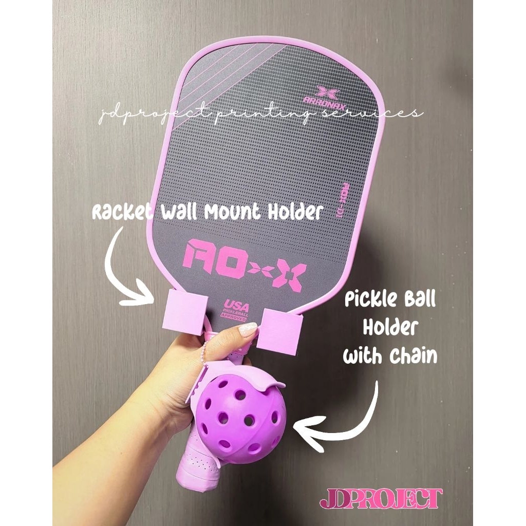 Pickleball Holder and Wall Mount Racker Holder | Shopee Philippines