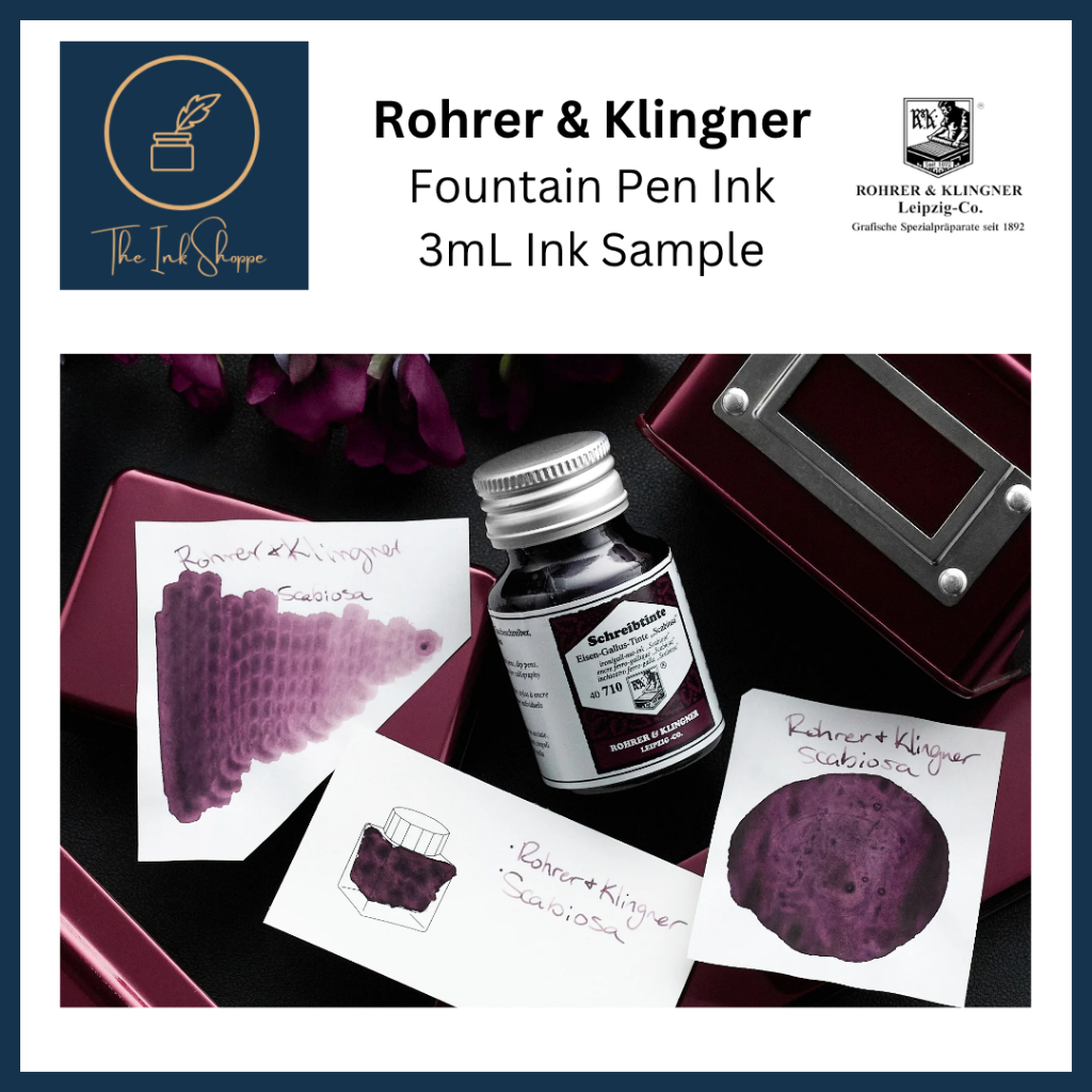 Rohrer & Klingner Fountain Pen Ink Sample (3mL) | Shopee Philippines