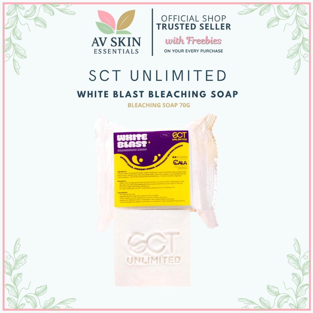 (COD) SCT Unlimited White Blast Bleaching Soap 70G TINGI | Shopee ...