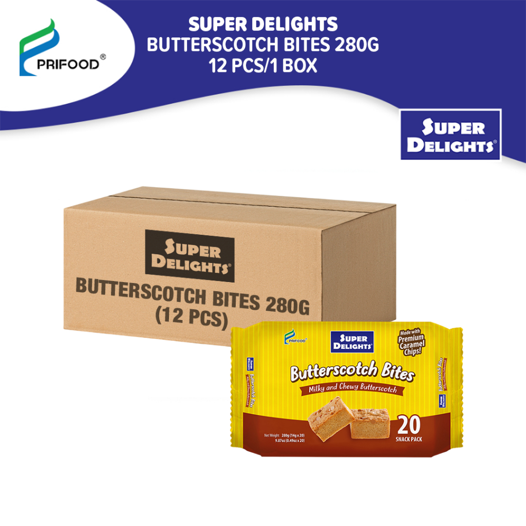 Negosyo Pack Super Delights Butterscotch Bites 280G x 12s (1 box ...