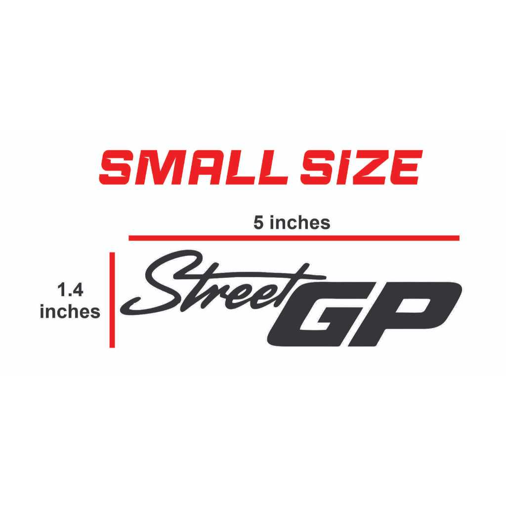 street gp sticker - Best Prices and Online Promos - Jul 2026 | Shopee ...