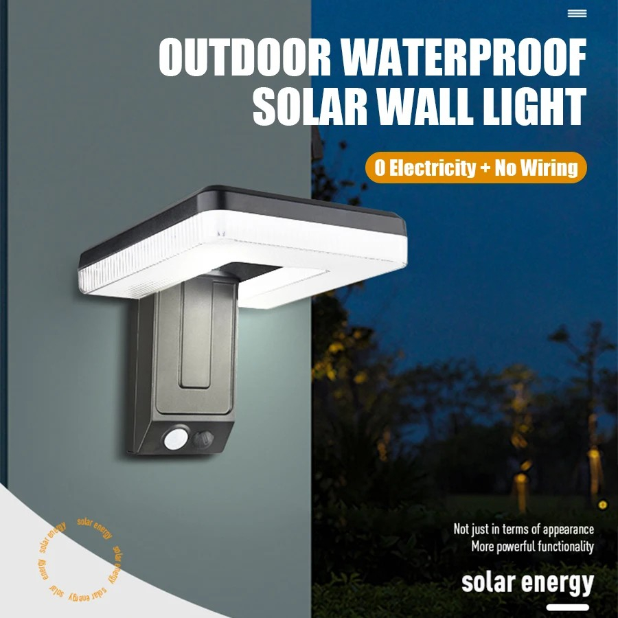 LED solar light human body induction courtyard outdoor security solar ...