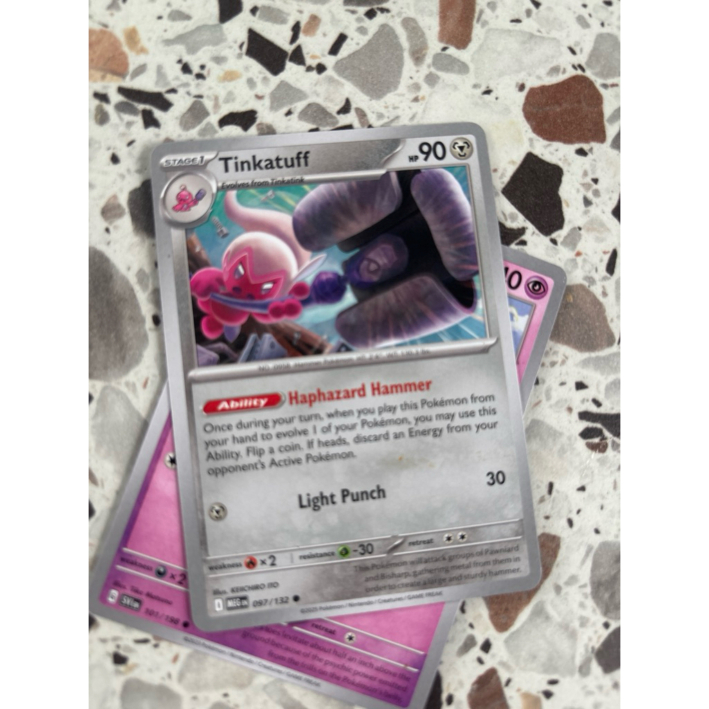 Mega Evolution Pokemon Tinkatuff #97 Pokemon TCG Pokemon Cards | Shopee ...