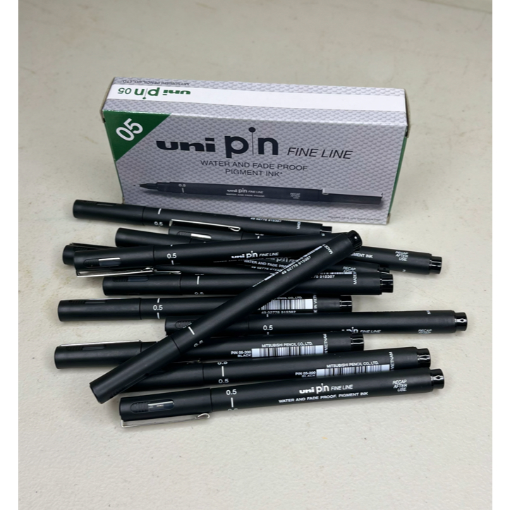 UNIPIN -Waterproof Fineline (BLACK) - Ideal for Artists, Architects ...