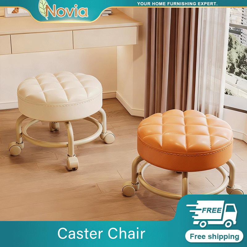 Novia With Wheels stool Sofa Mini Stool Baby Childs Cushion Foot Pulley ...