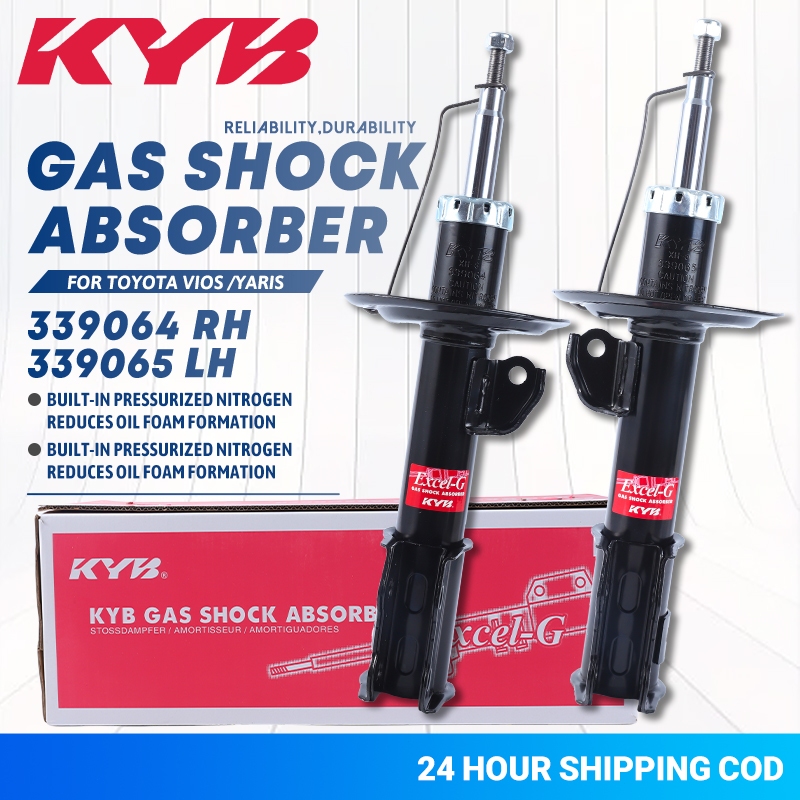 KYB Front Gas Shock Absorber 339064/339065 For Toyota Vios Yaris Batman ...