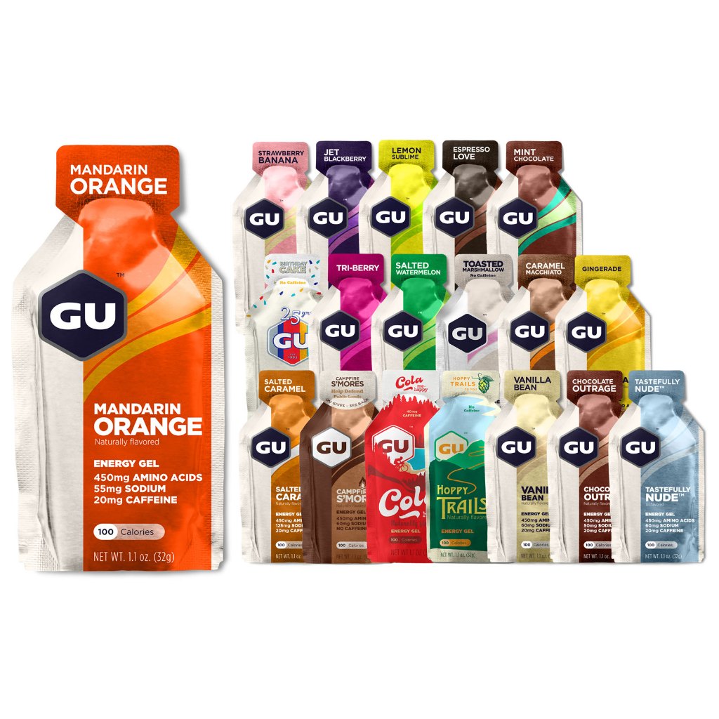 GU Energy Gel - 32g per piece Fast Energy for Running, Cycling ...